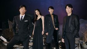 《勝利號》演員柳海真、金泰梨、宋仲基、陳善奎。（圖／Netflix提供）