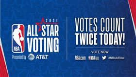 ▲NBA明星賽目前正在進行球員票選。（圖／翻攝自NBAAllStar
推特）