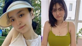 ▲請給我一個冰淇淋直播主外型亮眼。（圖／翻攝自請給我一個冰淇淋微博）