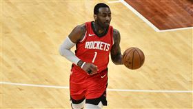 ▲「牆哥」沃爾（John Wall）22分，火箭勝灰熊。（圖／美聯社／達志影像）