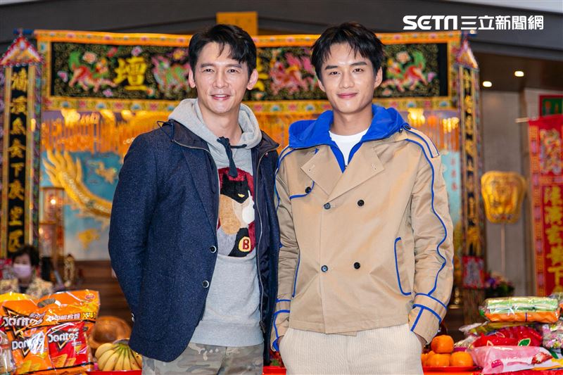溫昇豪、陳澤耀出席《衝吧！周大隆》開鏡記者會。（圖／記者楊澍攝影）