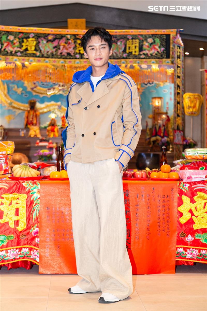 陳澤耀出席《衝吧！周大隆》開鏡記者會。（圖／記者楊澍攝影）