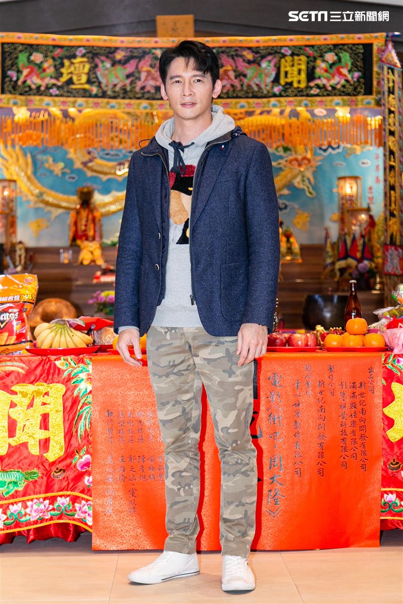 溫昇豪出席《衝吧！周大隆》開鏡記者會。（圖／記者楊澍攝影）