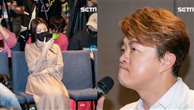  雞排妹現身翁立友記者會現場。（圖／記者楊澍攝影）