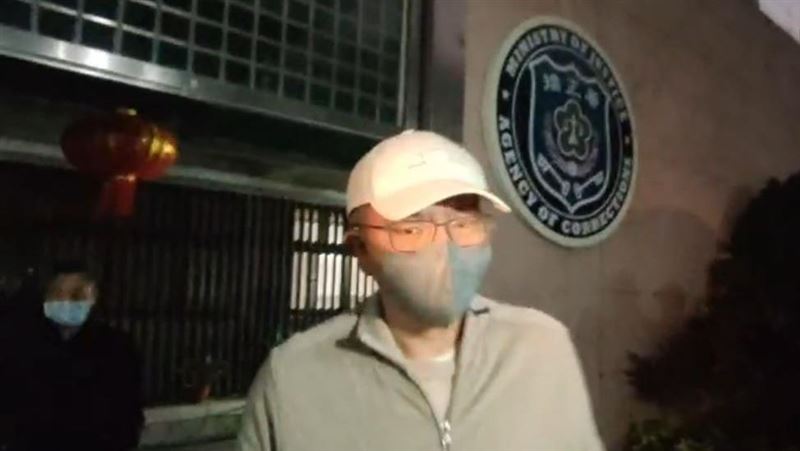 前立委高志鵬今獲假釋  低調說謝謝