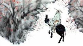 ▲孔明騎驢。（圖／翻攝自百度百科）