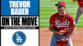 ▲包爾（Trevor Bauer）和道奇簽3年約，前2年都可以逃脫。（圖／翻攝自MLB推特）