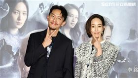 張震、張鈞甯出席「緝魂」粉絲見面會 。（記者邱榮吉/攝影）