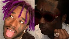  美國饒舌歌手小烏茲（Lil Uzi Vert，本名Symere Woods）將價值7億的11克拉粉鑽，動手術鑲在額頭上。IG