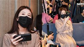 雞排妹現身翁立友記者會現場。（圖／記者楊澍攝影）