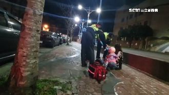 醉男罵女友失控自撞　機車4貼全掛彩