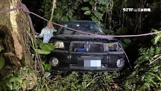 新北山區車聚競速　失控摔邊坡下場曝