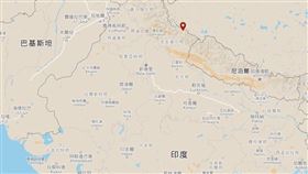 印度冰河崩落引發暴洪　至少14人罹難170人失蹤（圖取自Google地圖google.com/maps）