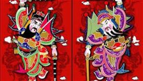 ▲門神秦叔寶和尉遲敬德。（圖／翻攝自擺渡百科）