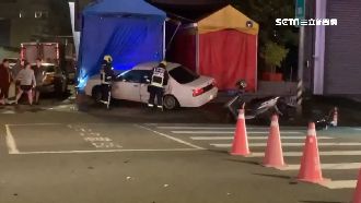 疑闖燈撞女騎士　駕駛落跑稱打給車主