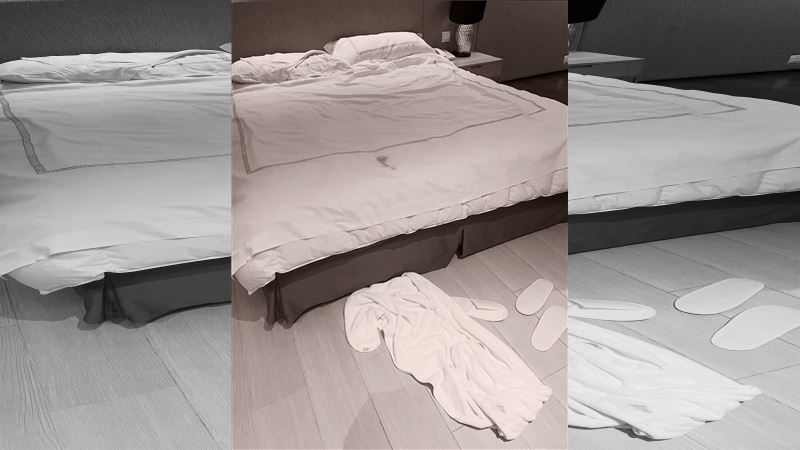 情侶「碧血洗銀槍」　房務小妹崩潰了
