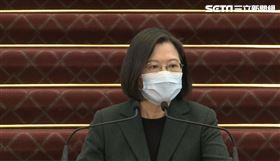 蔡英文年前敞廳談話