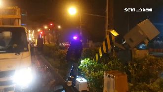 男酒駕撞斷測速桿　恐賠200萬