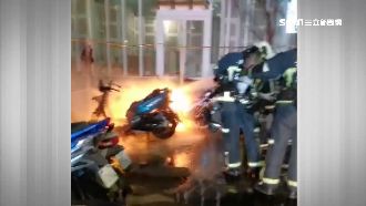 無故起火自燃！北市6機車燒成廢鐵