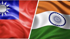 台灣印度國旗 （圖／翻攝自@TWIndia2 Twitter）