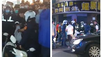 除夕不平靜！高雄鹽埕上演街頭大亂鬥