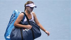 ▲澳網2020年女單冠軍科甯（Sofia Kenin）爆冷出局。（圖／美聯社／達志影像）