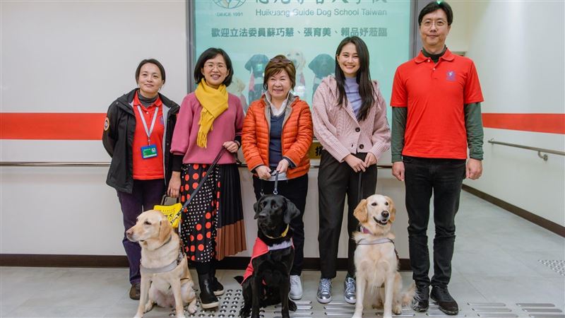 牽導盲犬突然「暴衝」 蘇巧慧驚喊:差點以為是我爸在拉我 | 政治 | 三