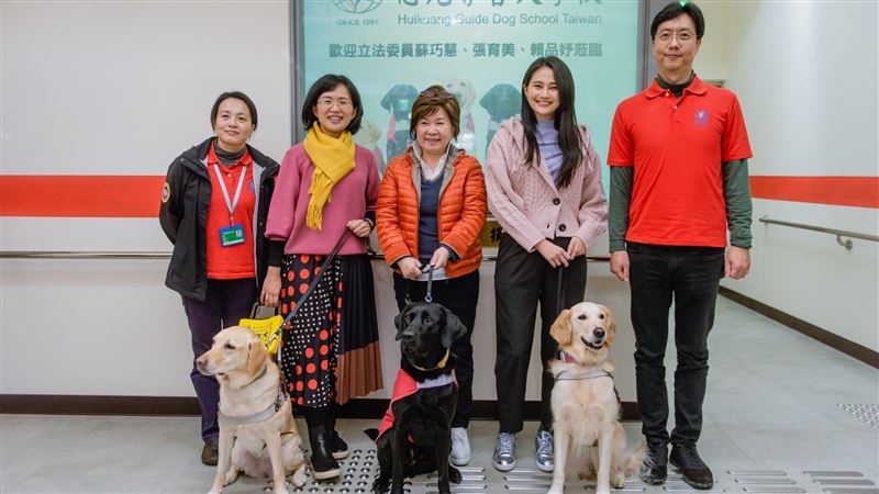 牽導盲犬突然「暴衝」　蘇巧慧驚喊：差點以為是我爸在拉我 | 政治 | 三