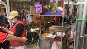新北三峽豬血糕攤位驚傳氣爆，4名女顧客遭燙傷送醫。（圖／翻攝畫面）