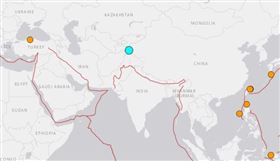 塔吉克遭強震侵襲　尚未傳出重大毀損
https://earthquake.usgs.gov/earthquakes/map/?currentFeatureId=us6000dh48&extent=-14.60485,-24.78516&extent=
圖／翻攝自USGS