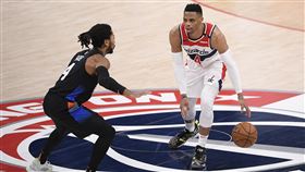 ▲威斯布魯克（Russell Westbrook）攻下全隊最高23分，但巫師輸。（圖／美聯社／達志影像）