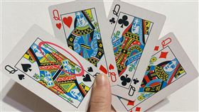 黑桃Q,人頭牌,撲克牌,雅典娜,戰爭女神(記者於慶璇攝影)