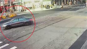 台中角頭,刺殺身亡,路口監視器(圖/翻攝畫面)