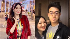  英語補教名師徐薇、兒子江大成。臉書