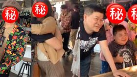 ▲許效舜和Nono現身力挺澎恰恰賣春聯。（圖／澎恰恰經紀人提供）