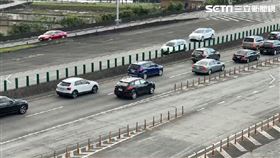 大年初三國道5號湧現北上車潮。圖為頭城交流道。（圖／記者黃國瑞攝影）