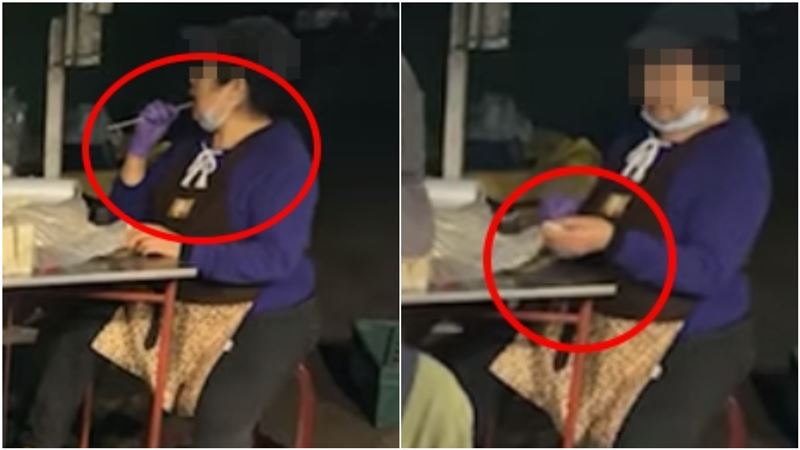 竹籤剔牙再串食物！烤肉攤超噁畫面曝