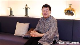 孫德榮三立新聞網專訪。（記者邱榮吉/攝影）