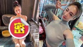 林采緹泡溫泉不忘放送福利。（圖／翻攝自林采緹IG）