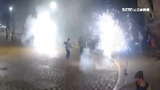 屁孩北投河畔放煙火　民眾怒破壞生態