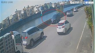 女駕駛逆向硬尬車道　大家嚇歪連環撞