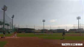 ▲中信兄弟2021年春訓在鹽埔中信園區球場。（圖／記者蕭保祥攝影）