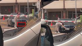 停車場,車牌,辨識,揮舞(翻攝自 爆廢1公社)