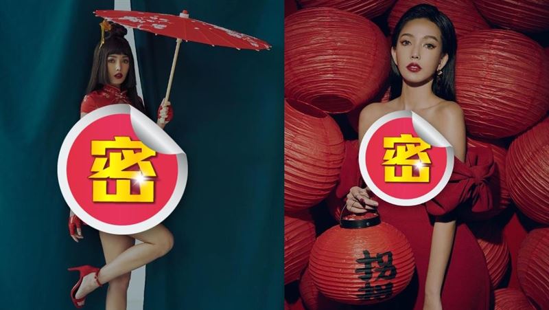 女神旗袍布料太少！開到腿根完全見客
