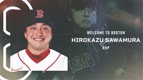 ▲澤村拓一加盟紅襪。（圖／翻攝自紅襪隊官方推特）