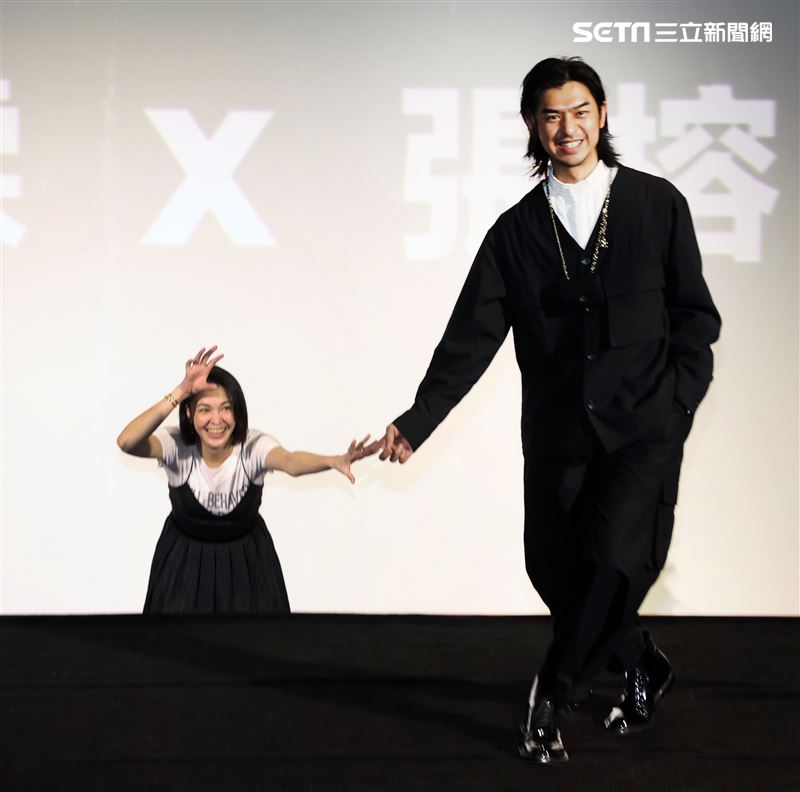 「鬼才之道」演員陳柏霖、張榕容。（記者邱榮吉/攝影）