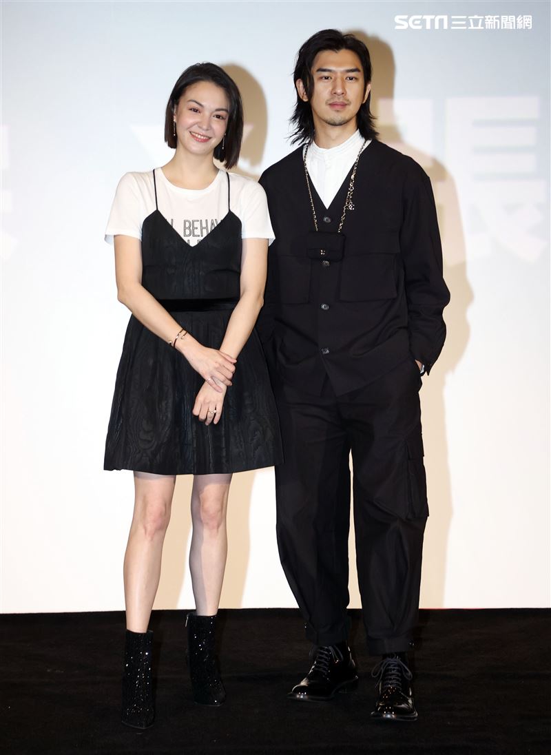 「鬼才之道」演員陳柏霖、張榕容。（記者邱榮吉/攝影）