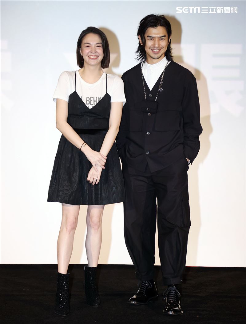 「鬼才之道」演員陳柏霖、張榕容。（記者邱榮吉/攝影）