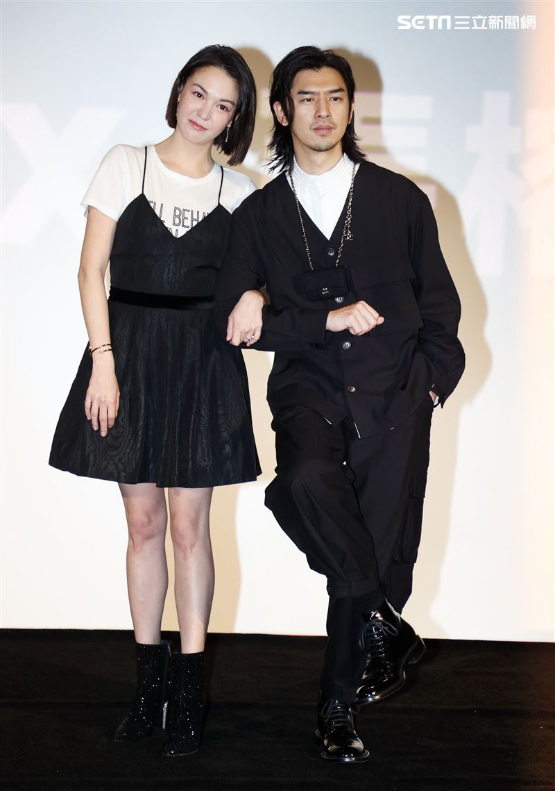 「鬼才之道」演員陳柏霖、張榕容。（記者邱榮吉/攝影）