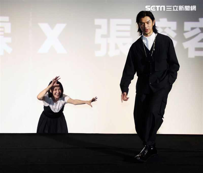 「鬼才之道」演員陳柏霖、張榕容。（記者邱榮吉/攝影）